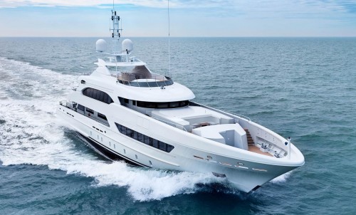 Яхта Heesen Project Ruya замечена на ходовых испытаниях